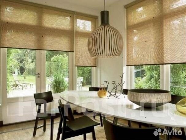 Рулонные шторы с замером и монтажом