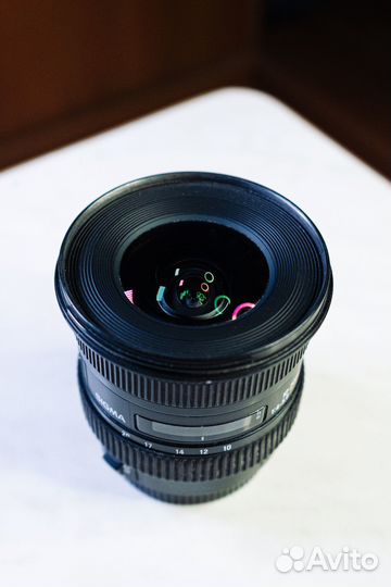 Объектив Sigma 10-20mm f/4-5.6 для Canon EF-S
