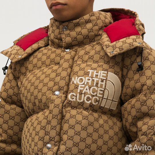 Пуховик The North Face x Gucci