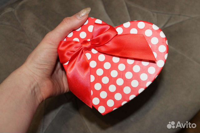 Подарочная коробка сердце на 8 марта