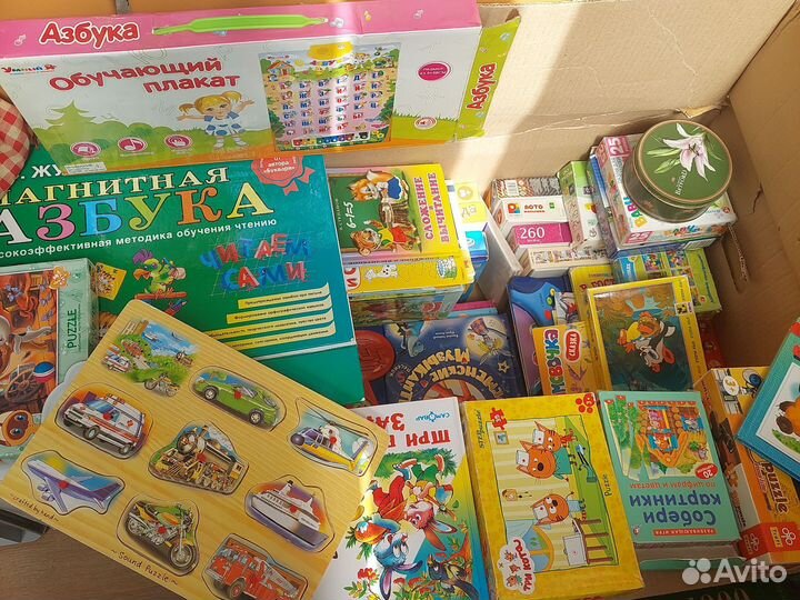 Детские развивашки, книги, пазлы и т.д