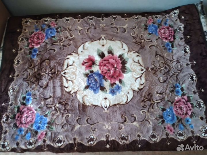 Плед двухсторонний 160х200 см (одеяло, покрывало)