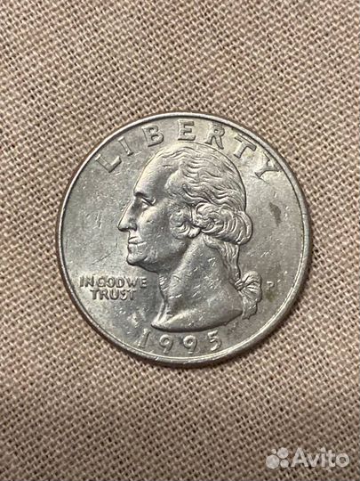 Liberty Quarter Dollar 1995