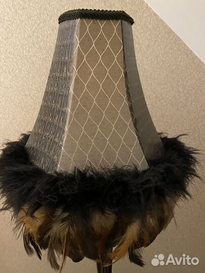 Лампа настольная бронза