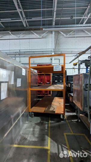 Стеллажи, полки, шкафы бу