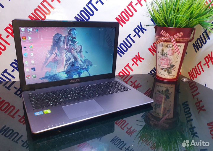 Ноутбук asus core i7/12гб/ ssd 512гб