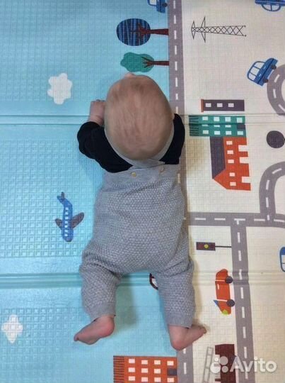 Детский коврик для ползания новый