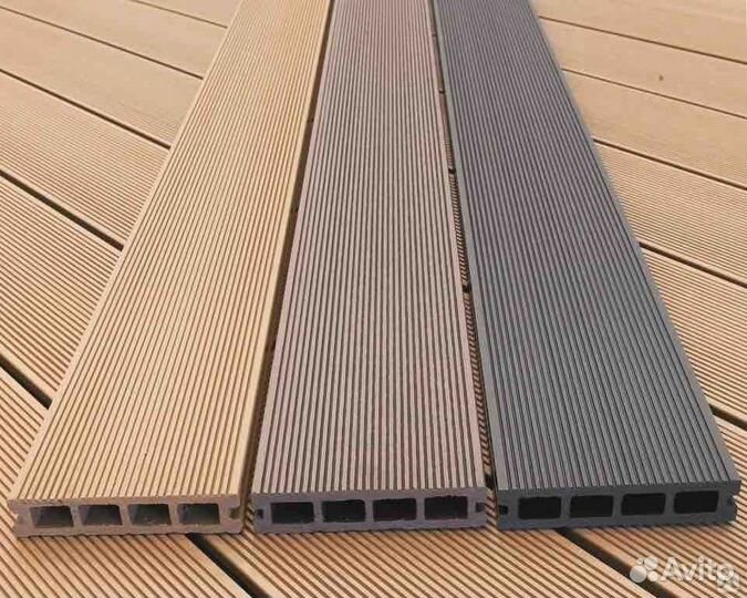 Террасная Доска дпк Цвет: Венге