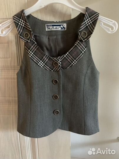 Жилетка для девочки школьная 128