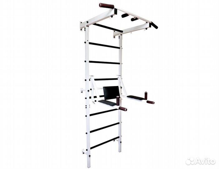 Шведская стенка новая с черными ступенями