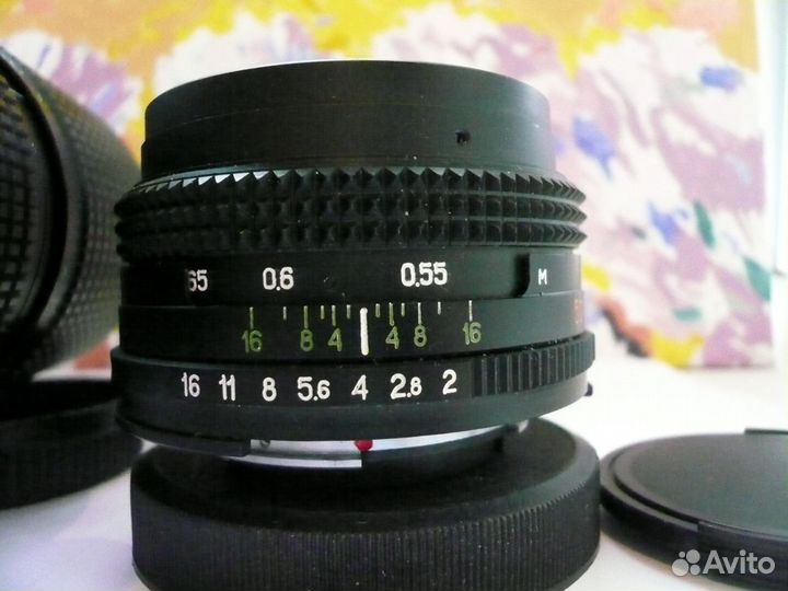 Никон, М42:, мс Гелиос 81Н 2/50, Зенитар-М 1.7/50