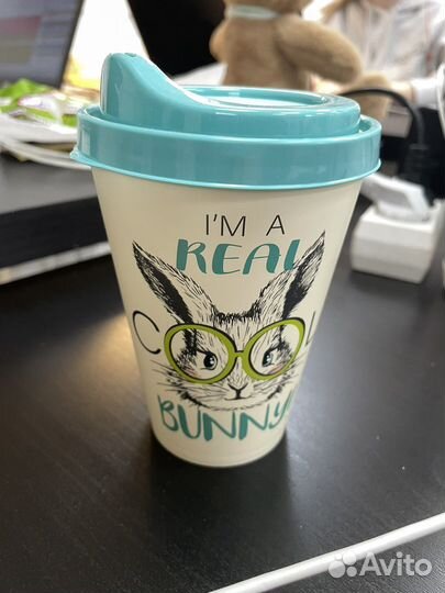 Стакан с зайчиком