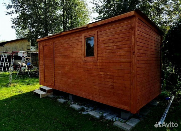 Металлический блок бытовка