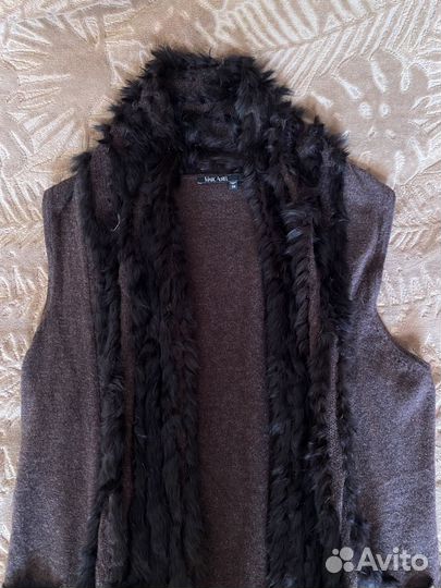 Жилетка женская с мехом кролика marc aurel