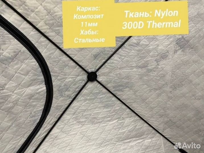 Зимняя палатка куб с полом