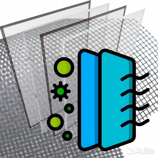 Москитные сетки антипыль разных размеров 9359мс