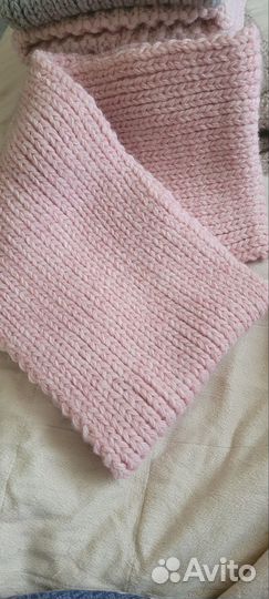 Комплект шапка и снуд 58р