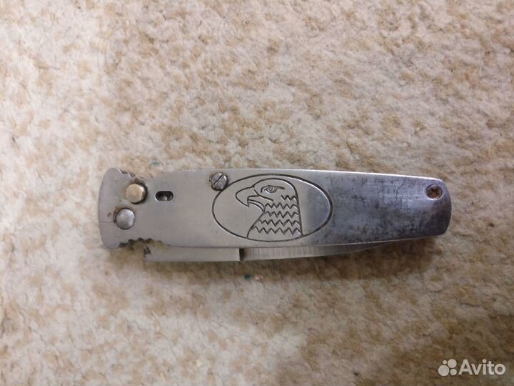 Нож складной СССР. С орлом