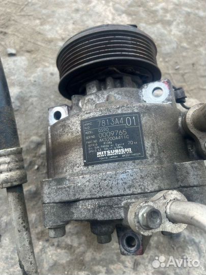 Компрессор кондиционера Mitsubishi Outlander 4B12