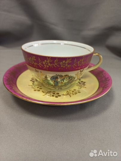 Чайная пара Гейша Фарфор BES ГДР