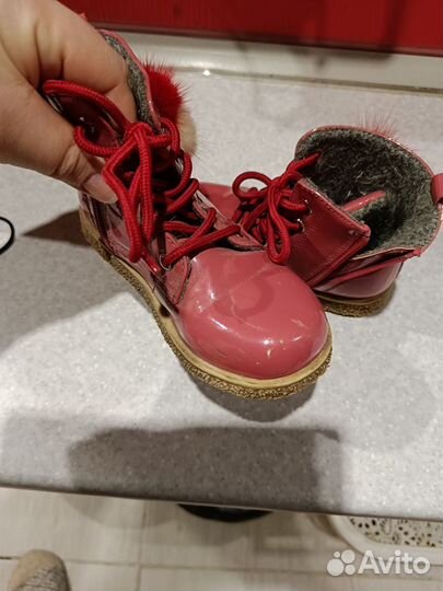 Ботинки демисезонные для девочки 26 размер