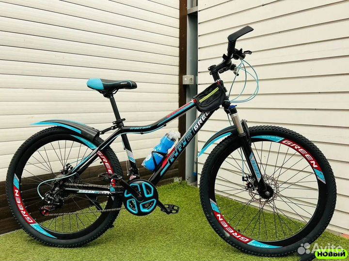 Горный подростковый велосипед Чёрный