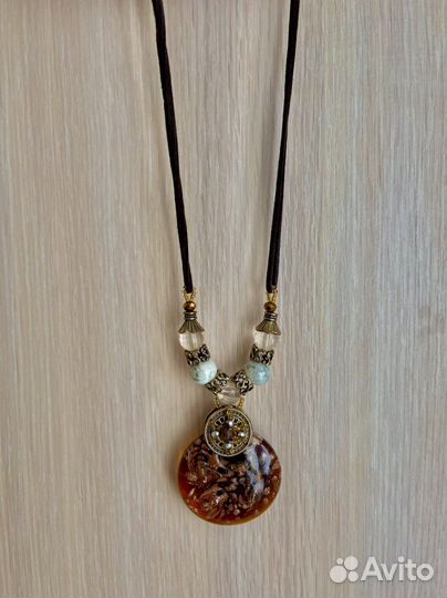 Колье под муранское стекло