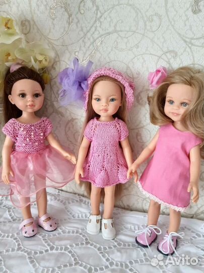 Платье для кукол Паола Рейна