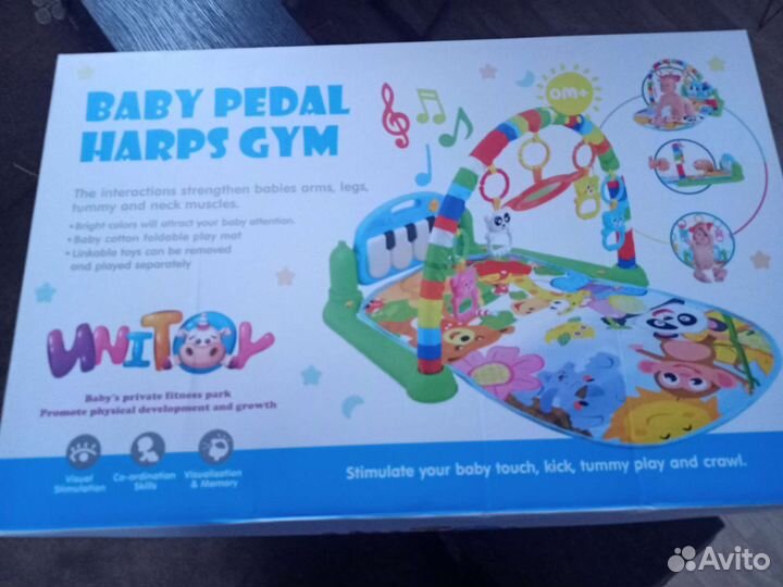 Развивающий коврик с пианино