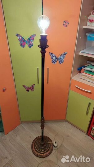 Ретро винтажный торшер