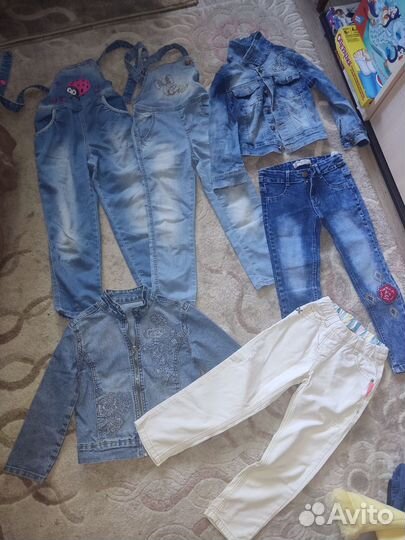 Новые и бу вещи на девочку 116