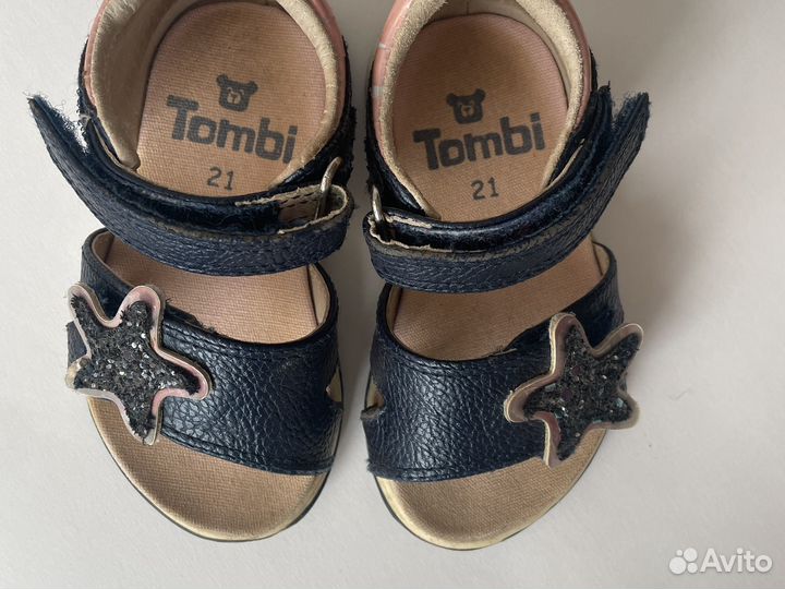 Сандали для девочки 21 размер кожаные