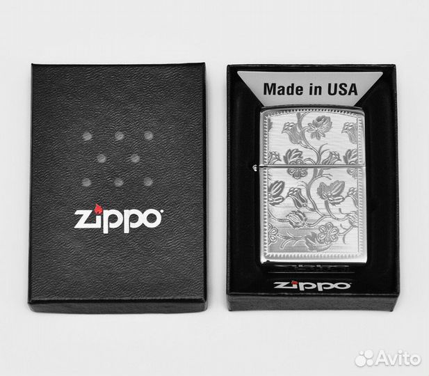 Зажигалка Zippo 250 Menomini Flowers Оригинал
