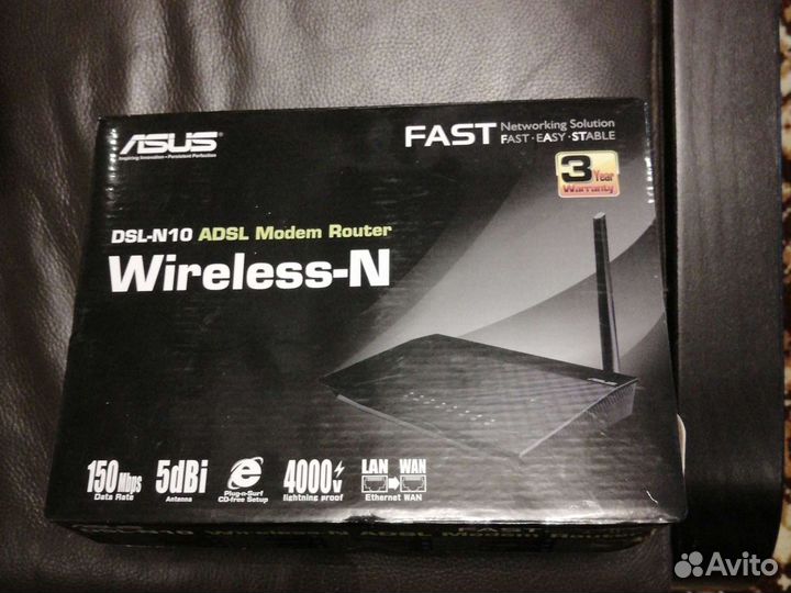 Asus dsl-n10 modem router Wireless-N