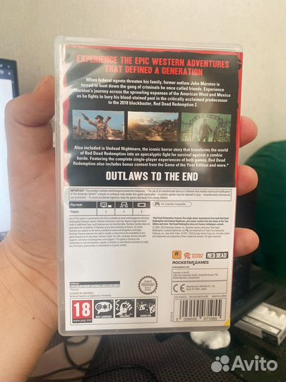 Игра red dead redemption switch