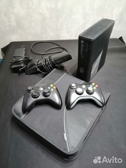 Xbox 360 LT 2.0, 2 геймпада, kinect, 80+ игр