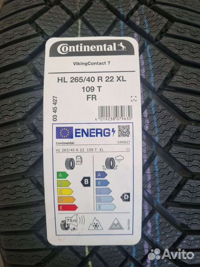 Continental ContiVikingContact 7 265/40 R22 109T