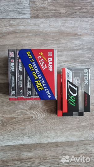 Аудиокассеты новые basf