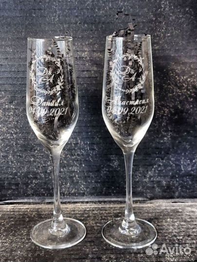 Свадебные бокалы - Отличный подарочный набор