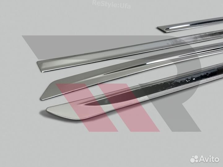 Молдинги дверей Lexus NX200 Хром