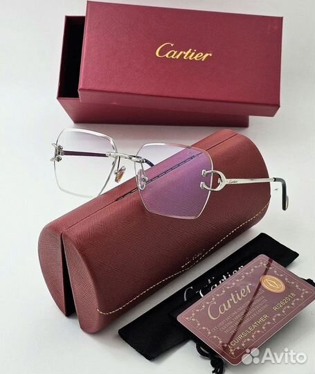 Очки имиджевые женские Cartier