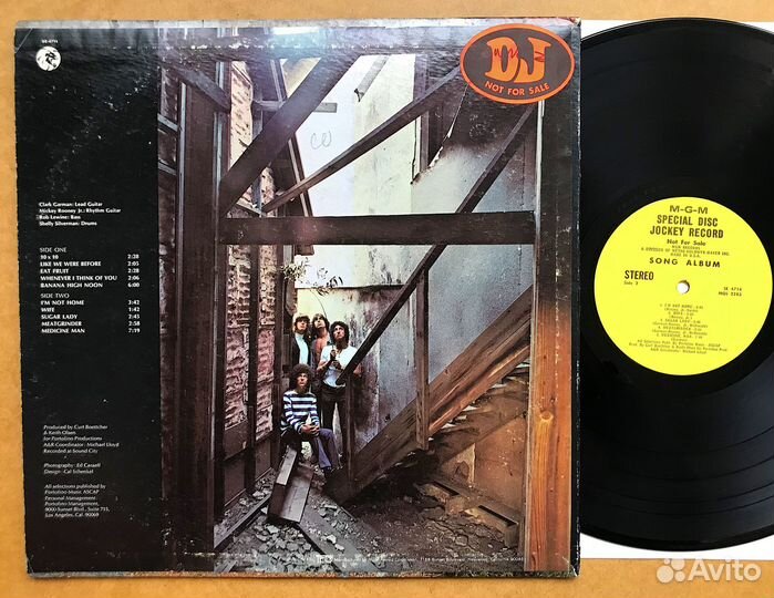 Song - Song Album (1970) U.S.A. promo