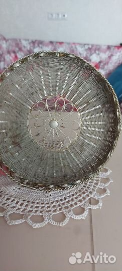 Конфетница мельхиор