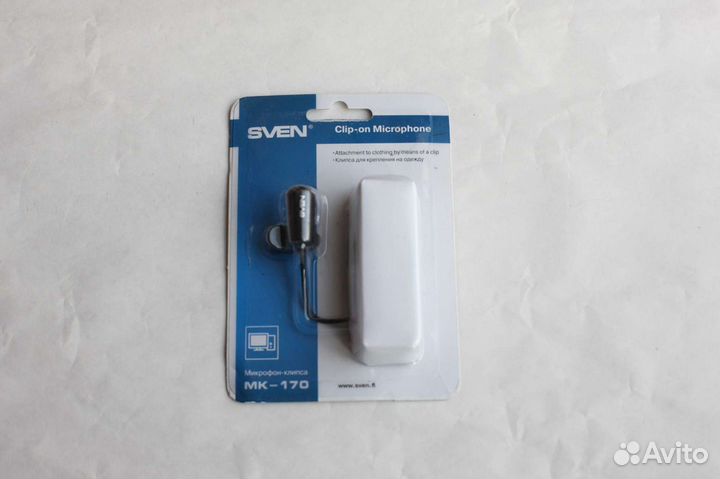 Sven MK-170 петличный микрофон (новый) с чистым зв