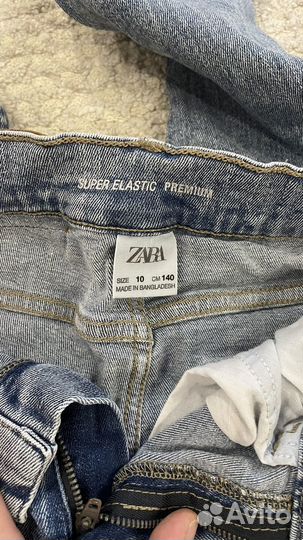 Джинсы zara для мальчика 140