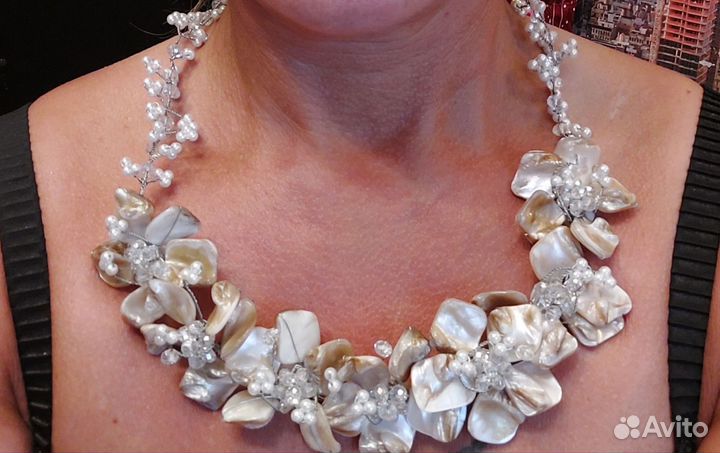 Украшение на шею ручная работа