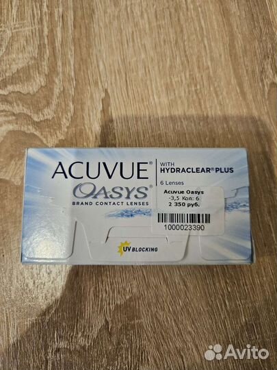 Линзы контактные acuvue oasys двухнедельные