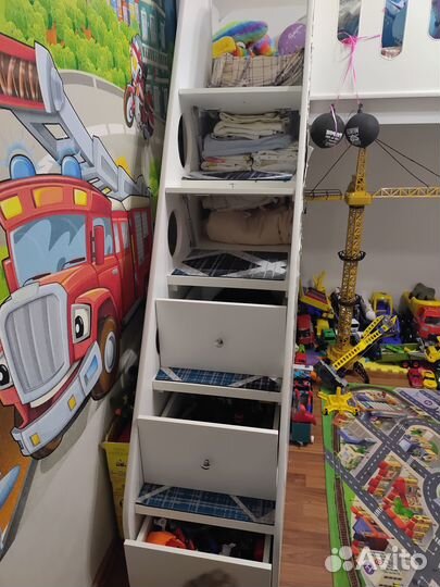 Детская кровать от 3 лет с бортиками