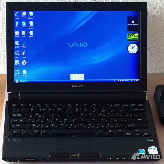 Ноутбук Sony Vaio VGN-TZ1RXN + док-станция