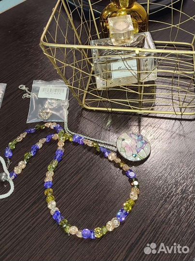 Ожерелье цирконий